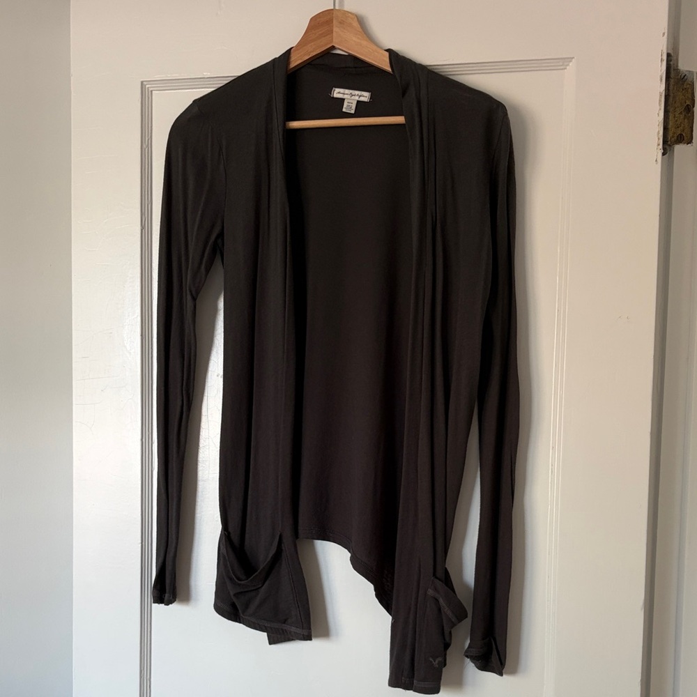 American Eagle Outfitters Gray Top